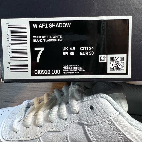 Nike Air Force 1 Shadow White - Picture 6 of 6